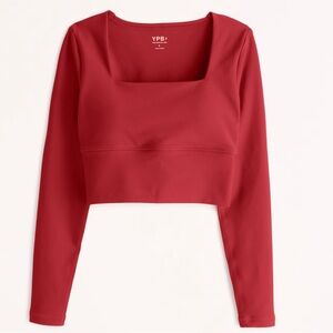 Red workout top, Abercrombie